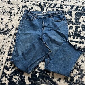 Curve Love Abercrombie & Fitch Straight Blue Jeans